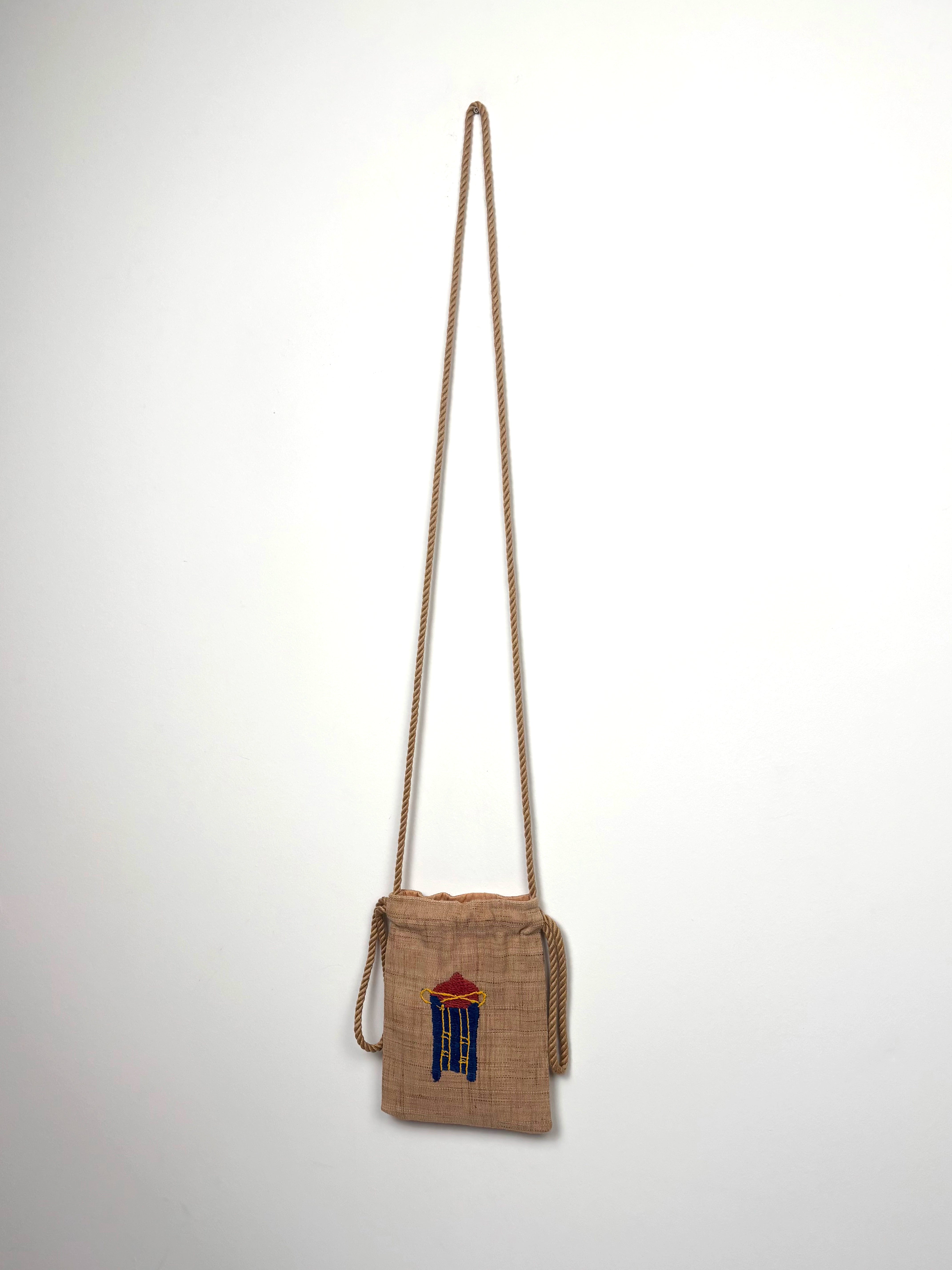 Vases scene pouch bag