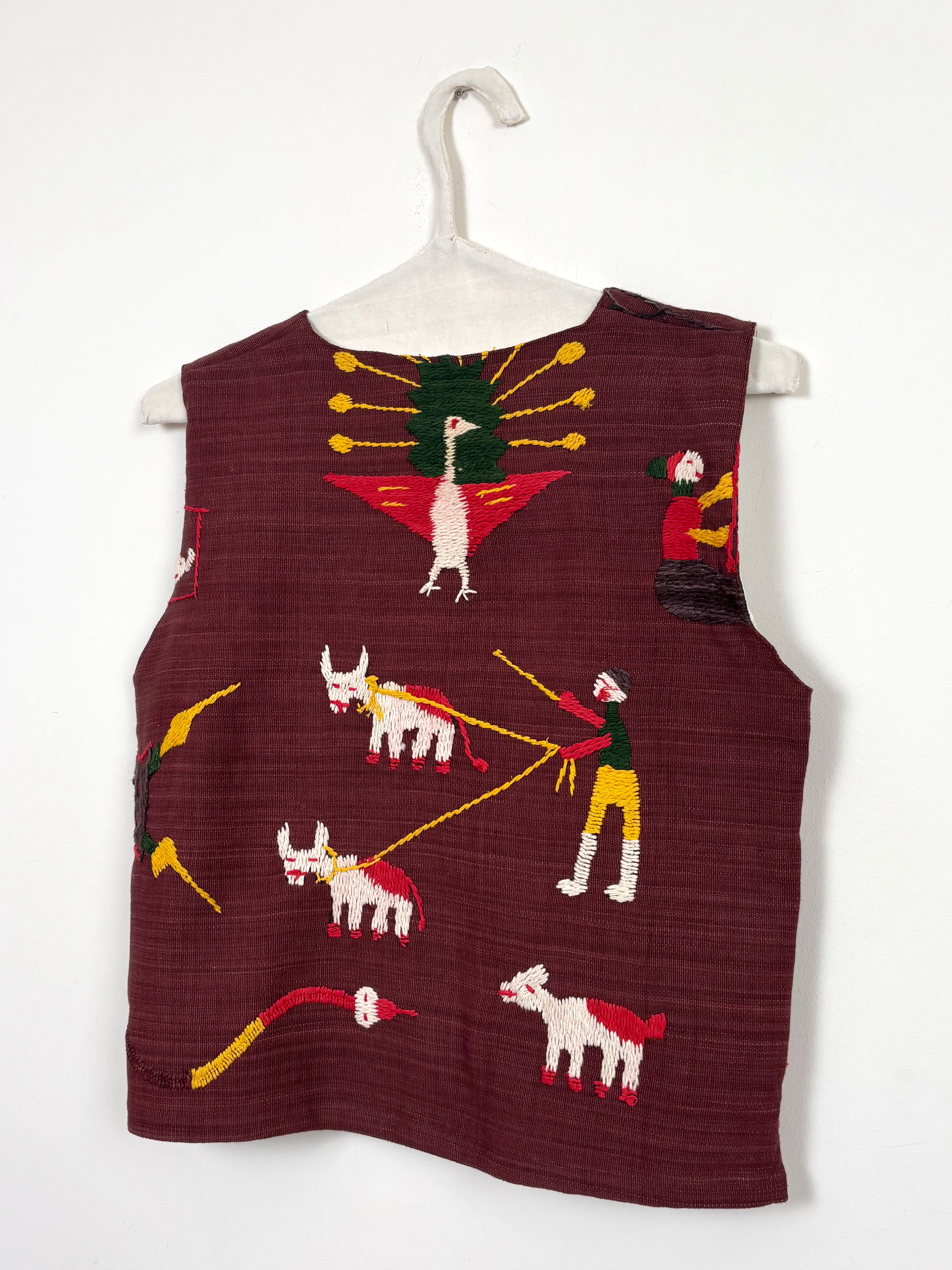 Grazing scene scene vest