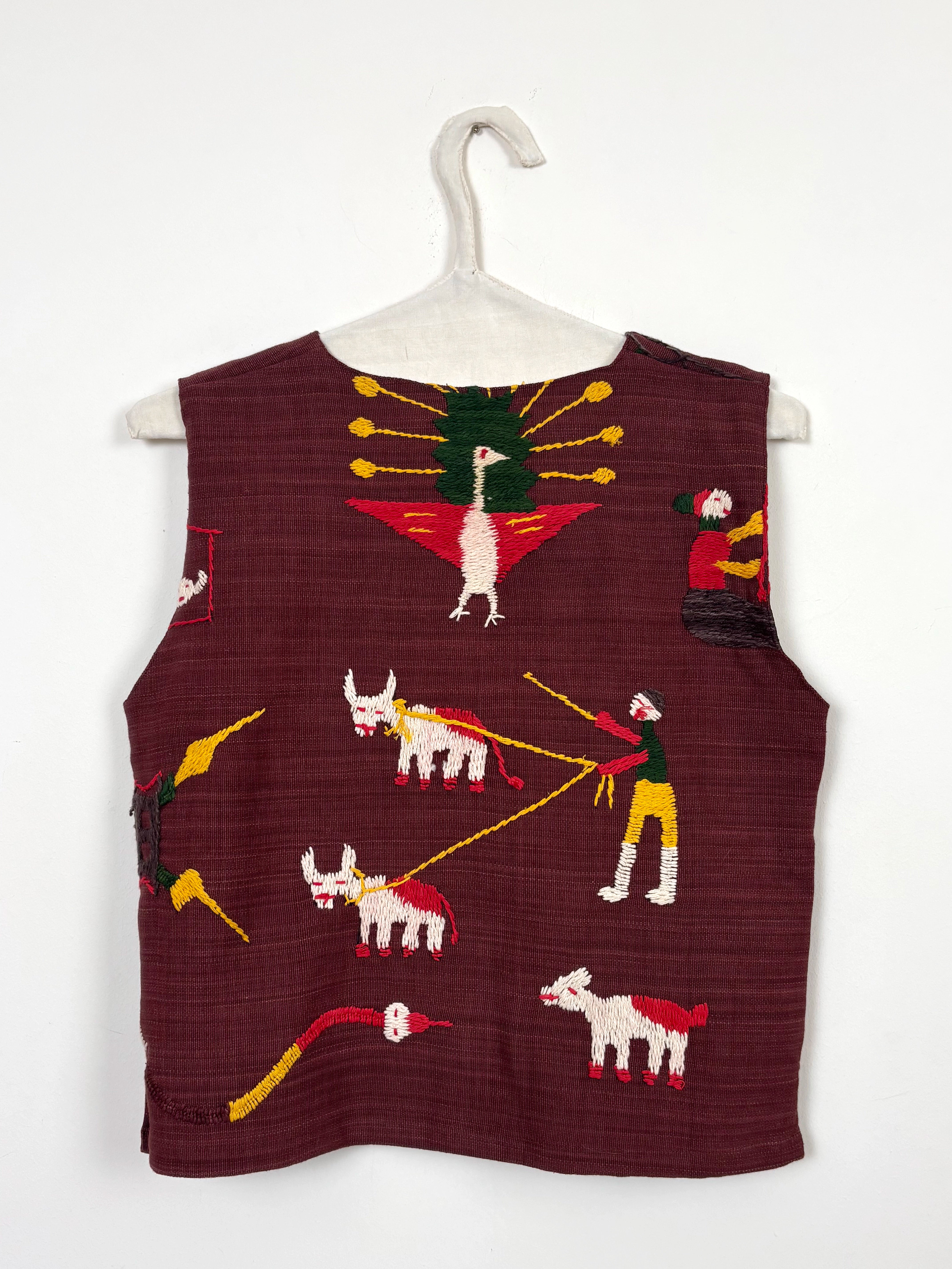 Grazing scene scene vest