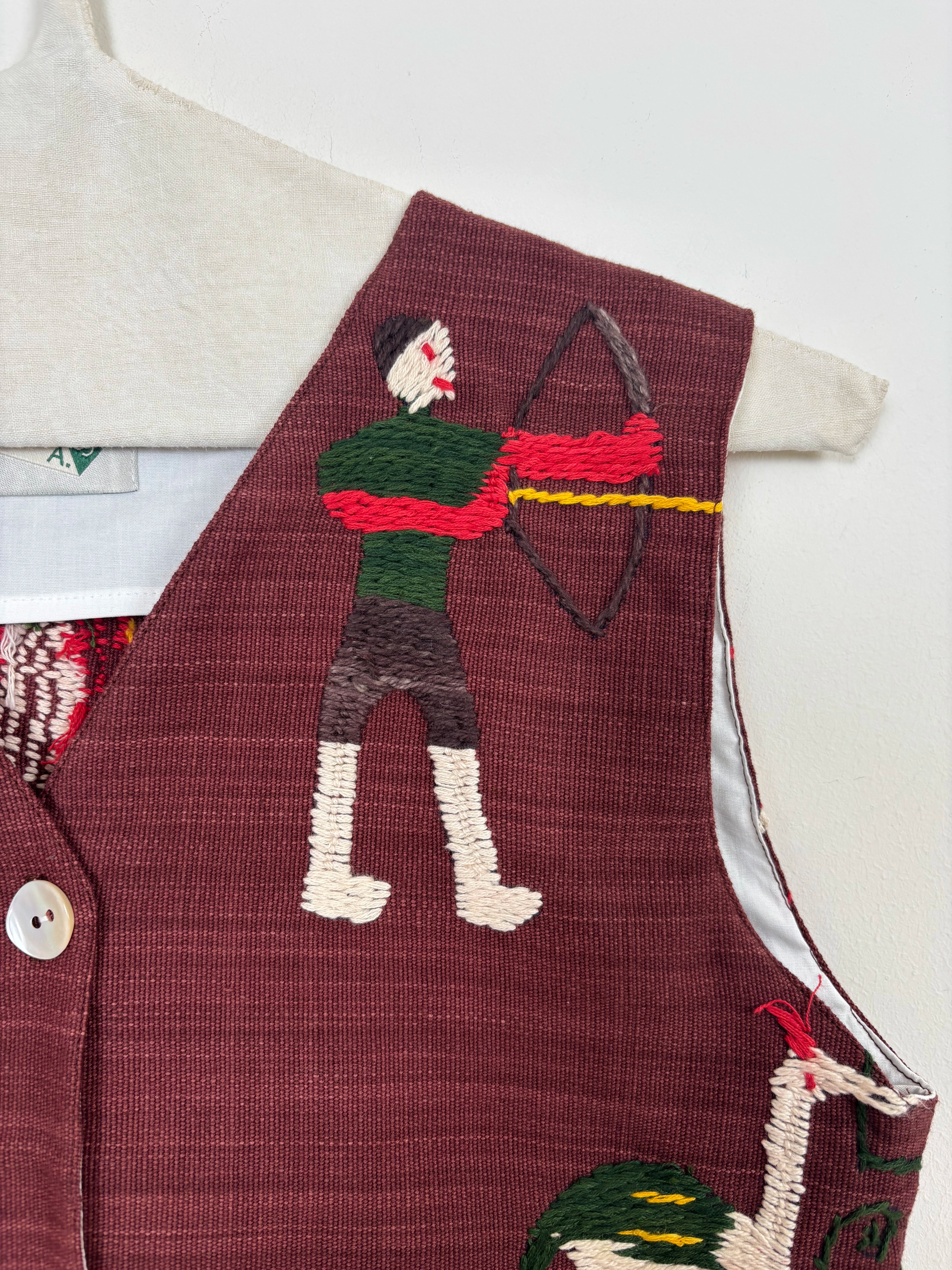 Grazing scene scene vest