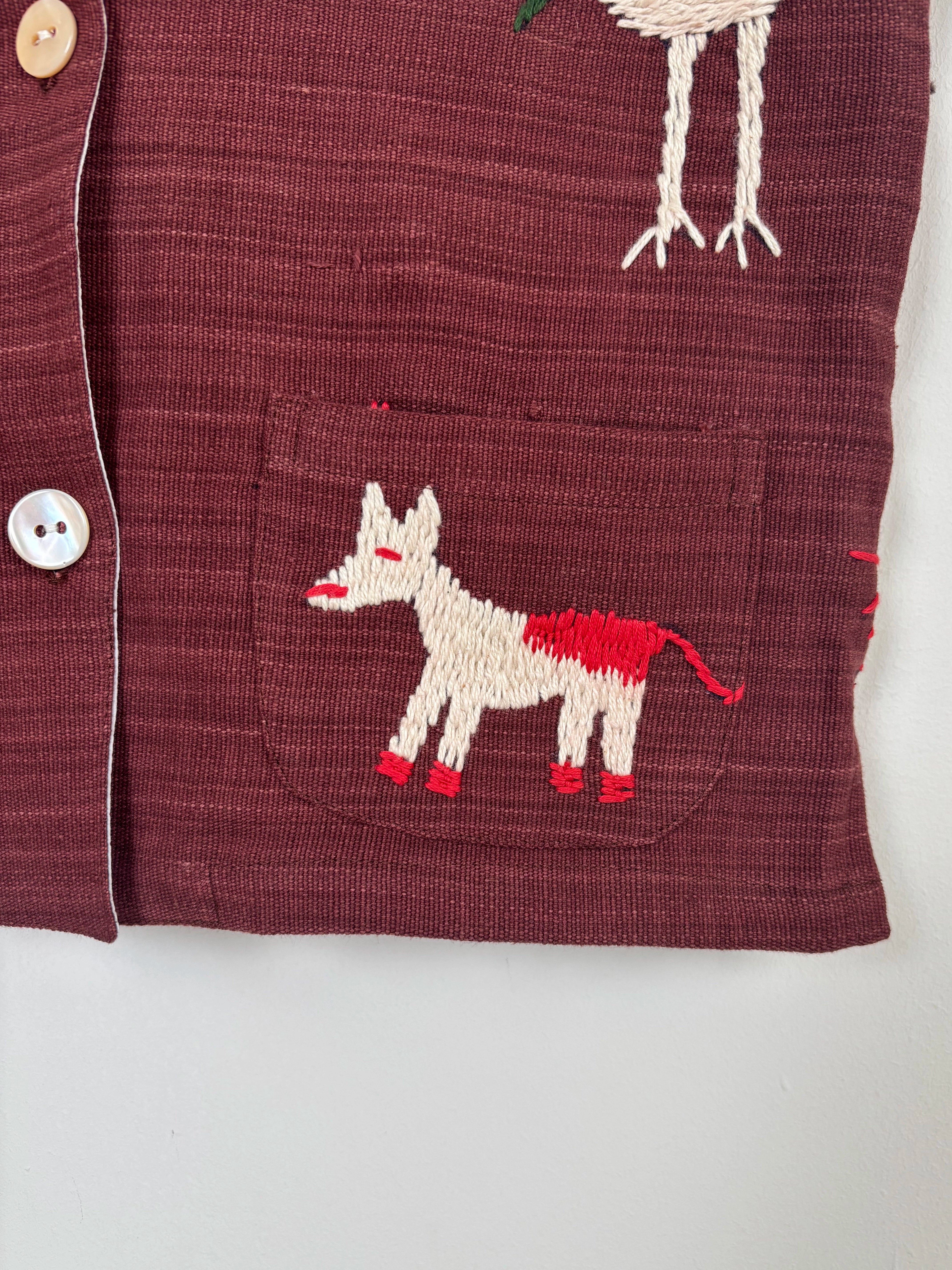 Grazing scene scene vest