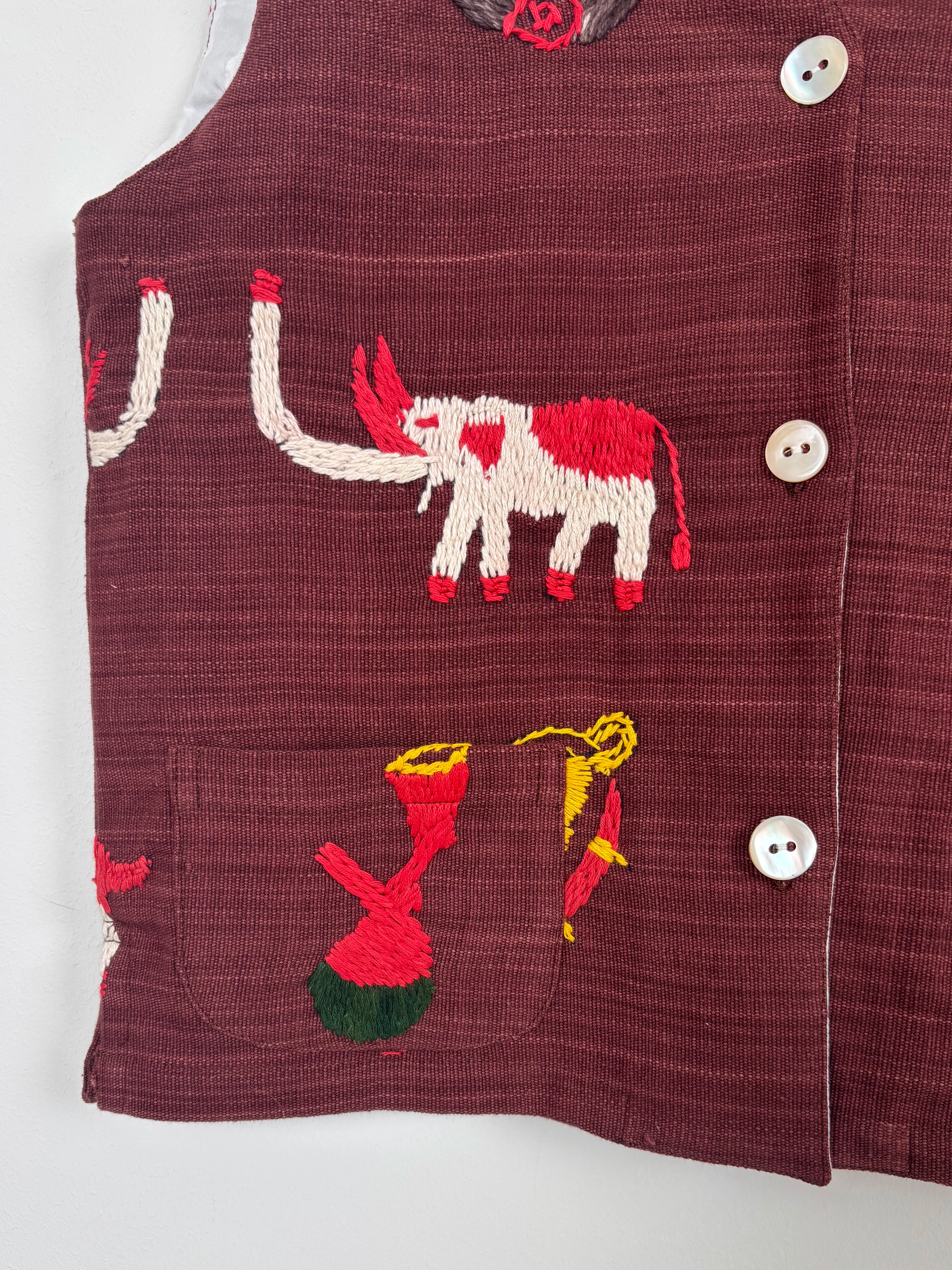 Grazing scene scene vest
