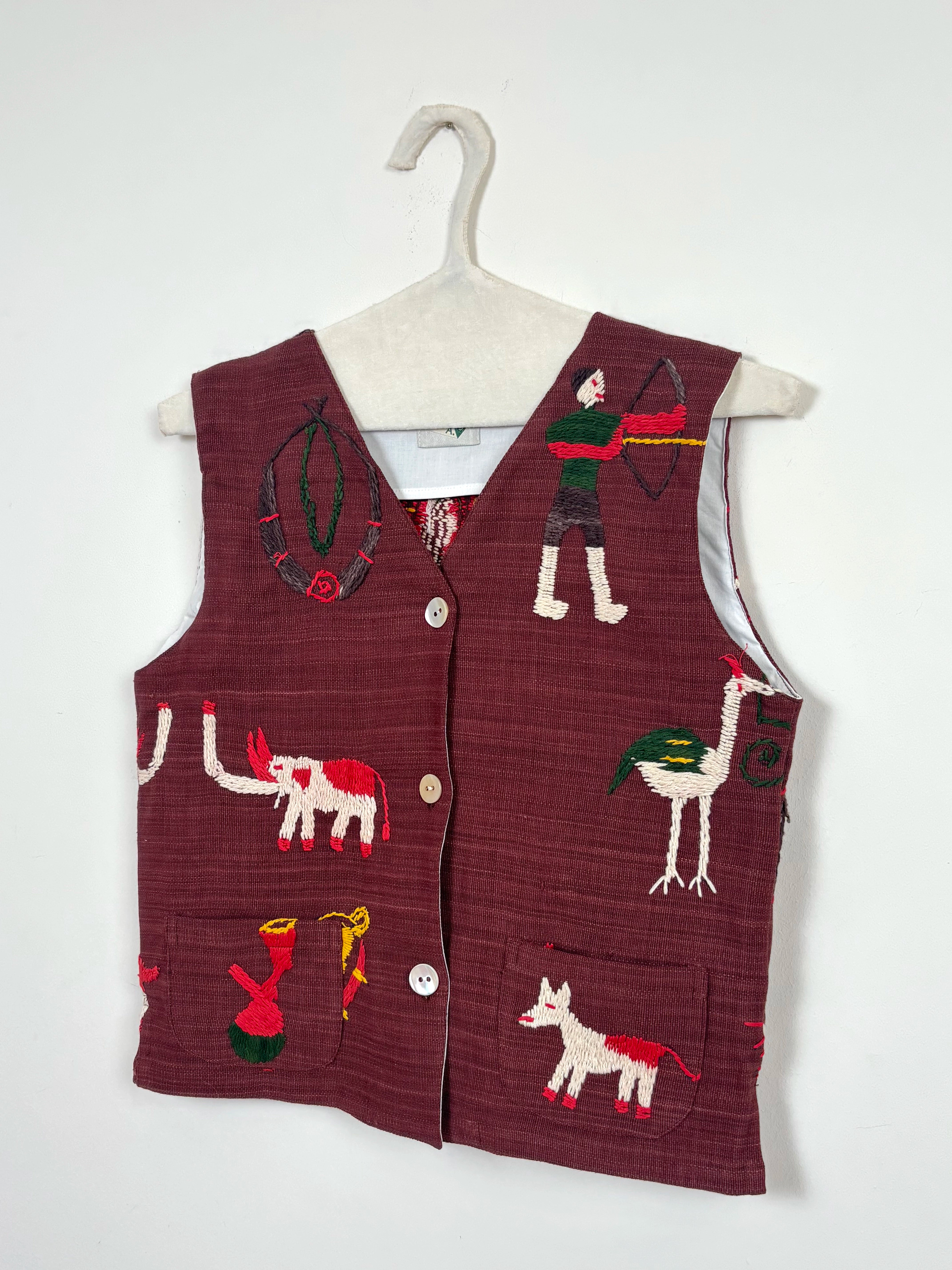 Grazing scene scene vest