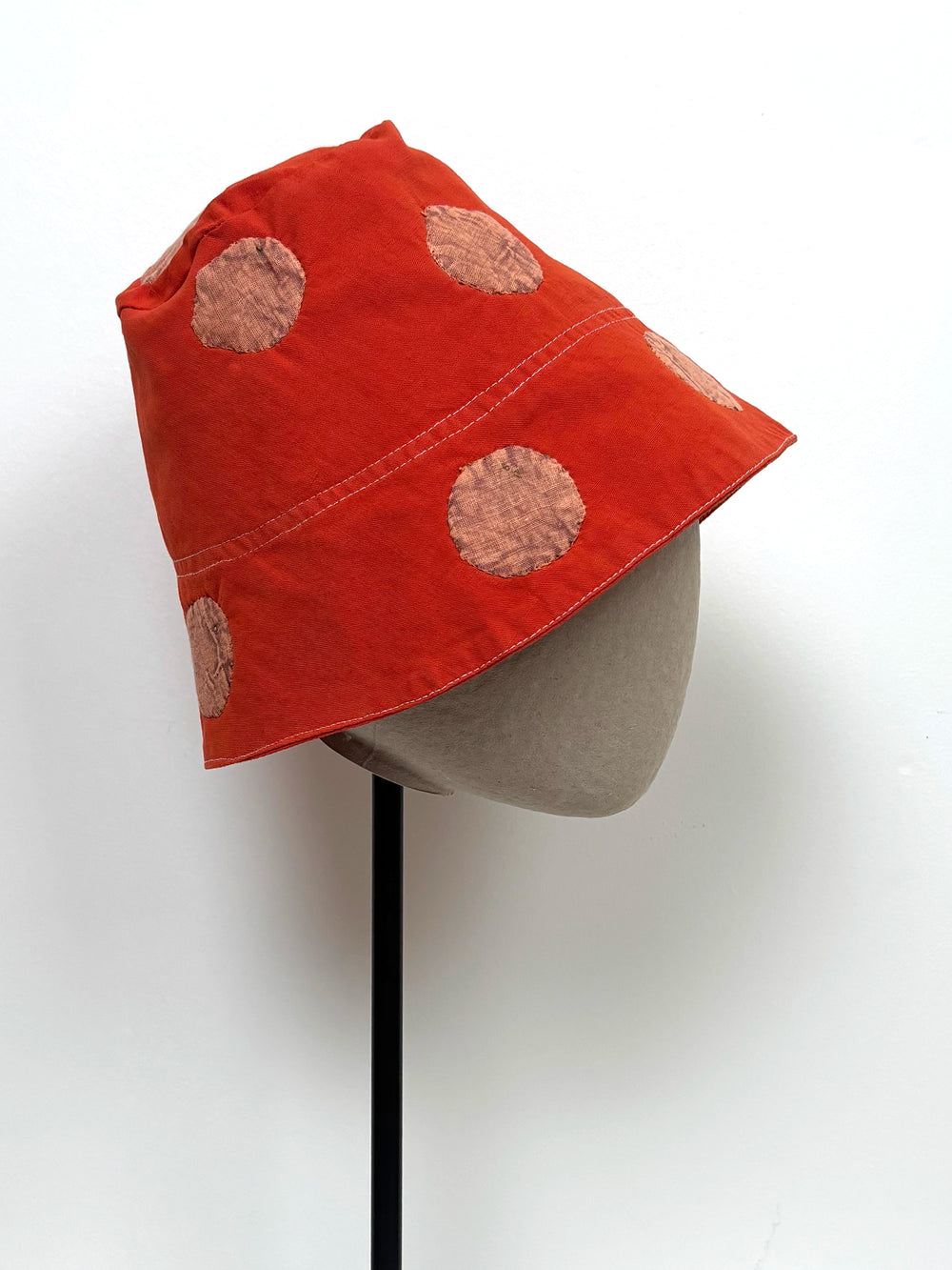 Orange polka-dot bucket hat - Limited edition